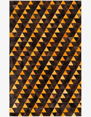 5' x 8' Cowhide Stocks Rug