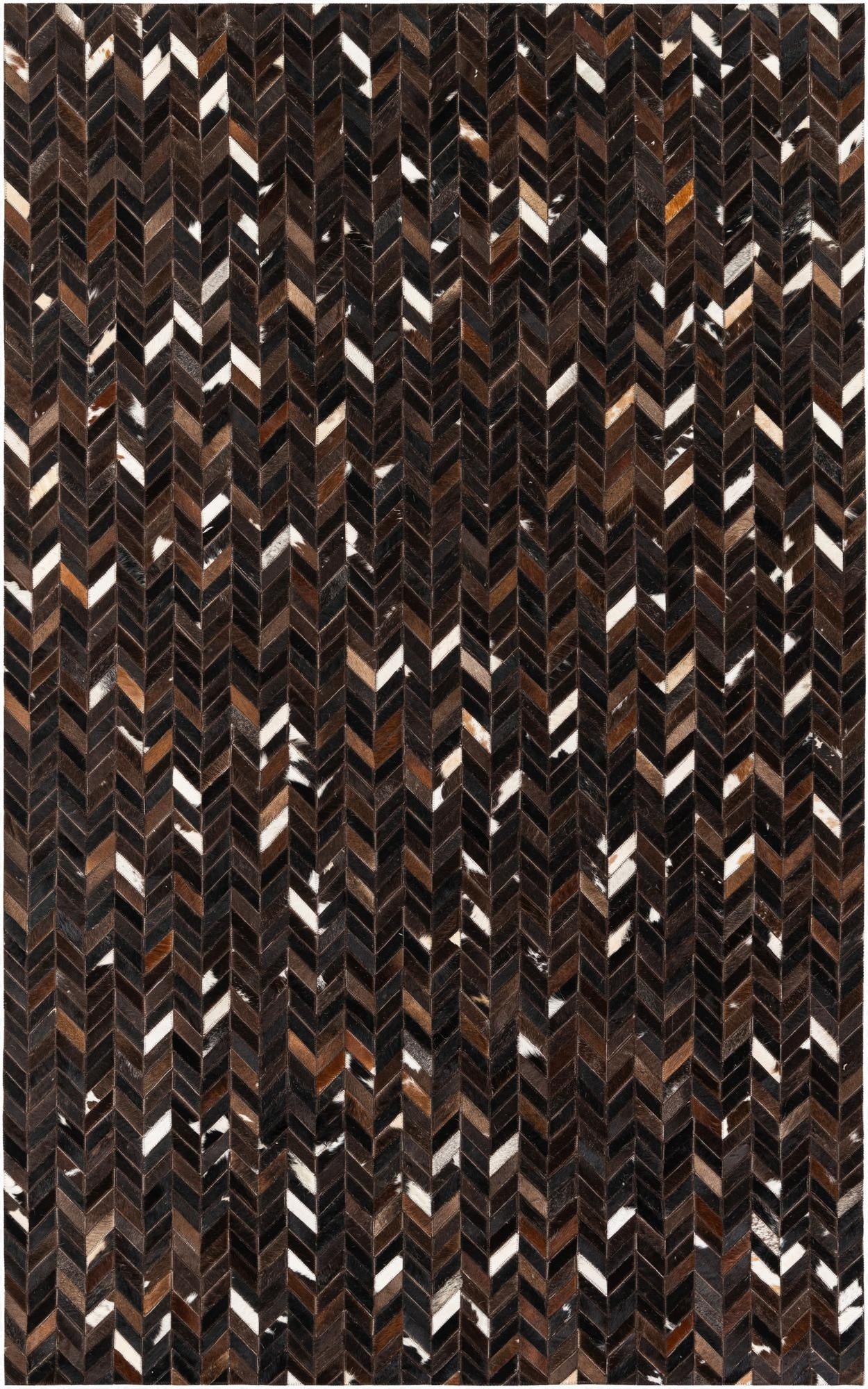 5' x 8' Cowhide Stocks Rug