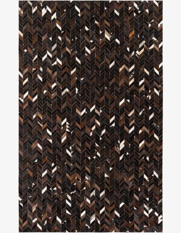5' x 8' Cowhide Stocks Rug