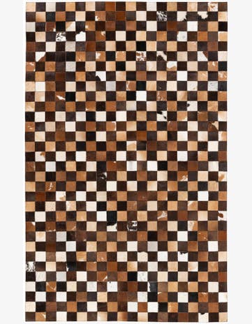 5' x 7' 11 Cowhide Stocks Rug