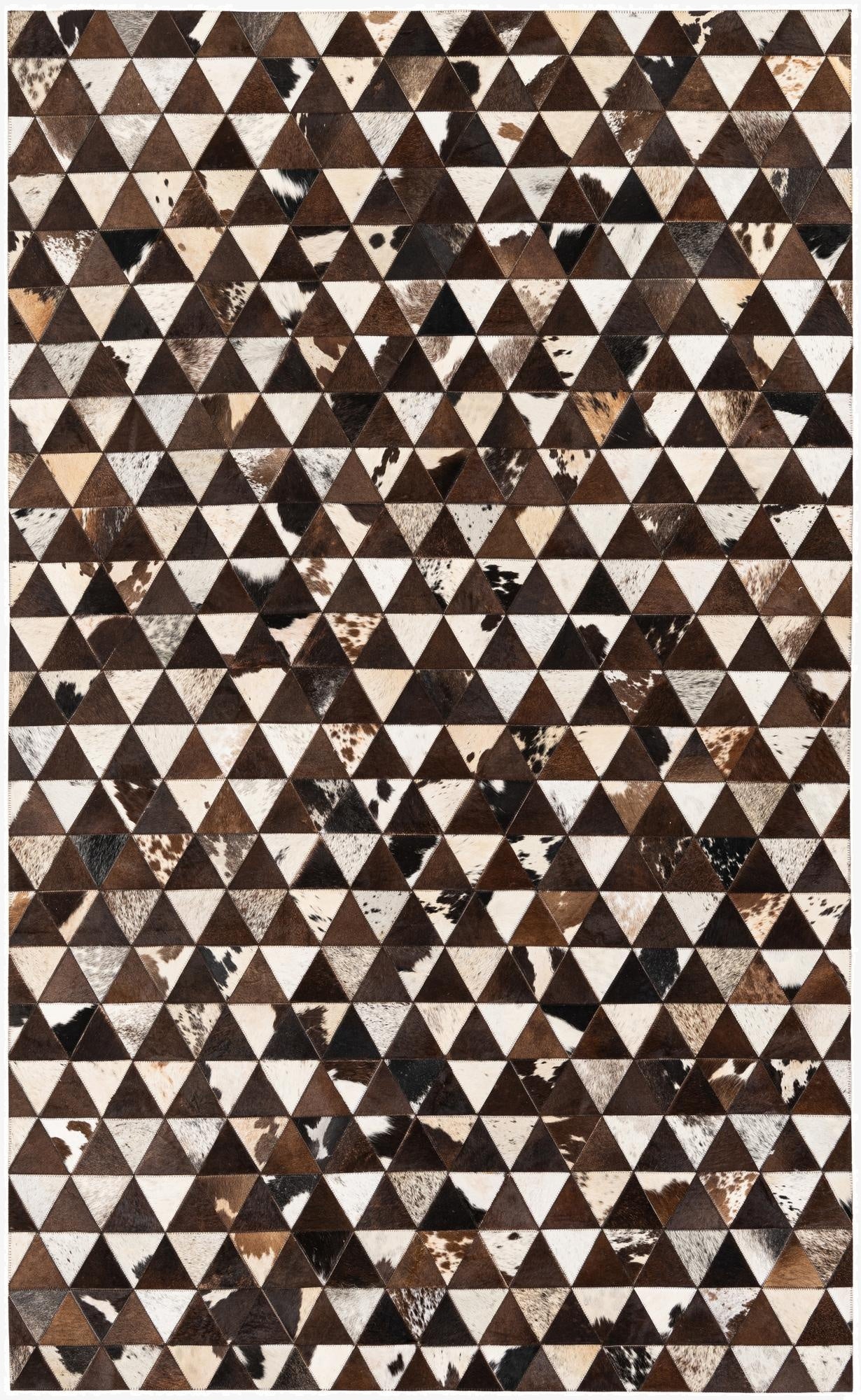 5' x 8' 1 Cowhide Stocks Rug