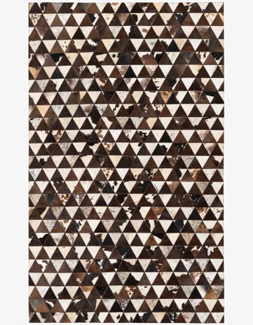 5' x 8' 1 Cowhide Stocks Rug