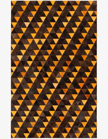 5' x 8' Cowhide Stocks Rug