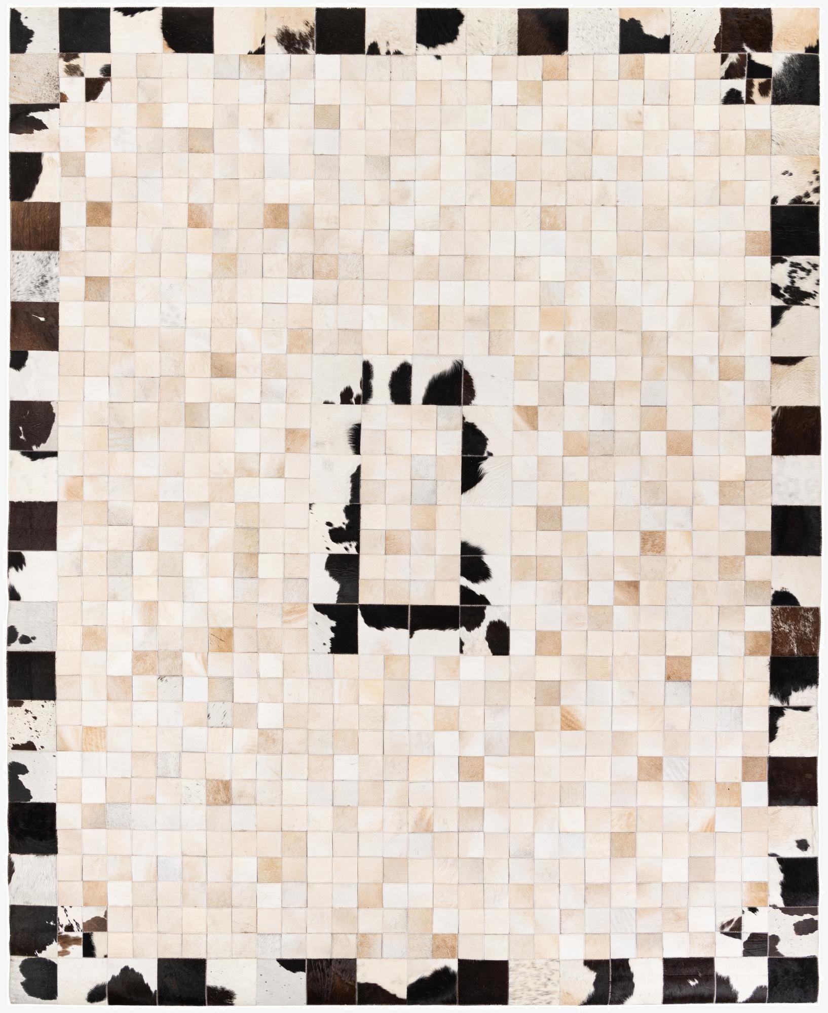 8' x 9' 10 Cowhide Stocks Rug