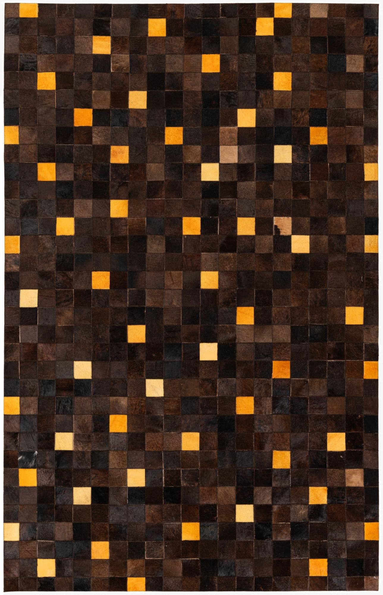 5' 2 x 8' 1 Cowhide Stocks Rug