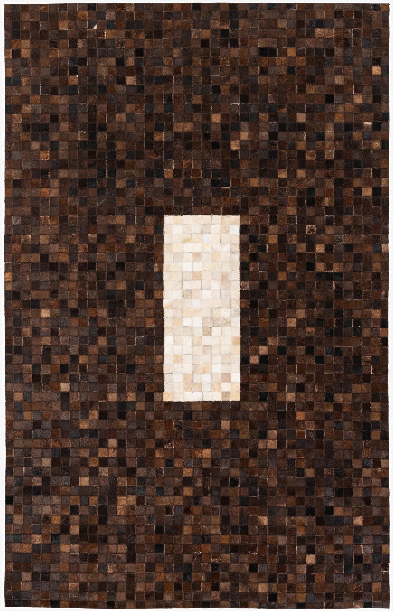 5' x 7' 10 Cowhide Stocks Rug