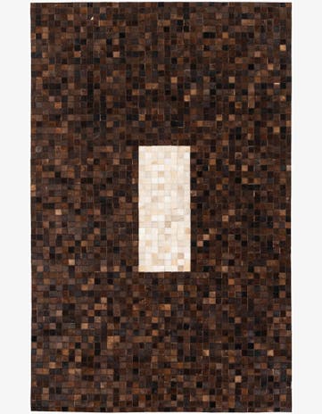5' x 7' 10 Cowhide Stocks Rug