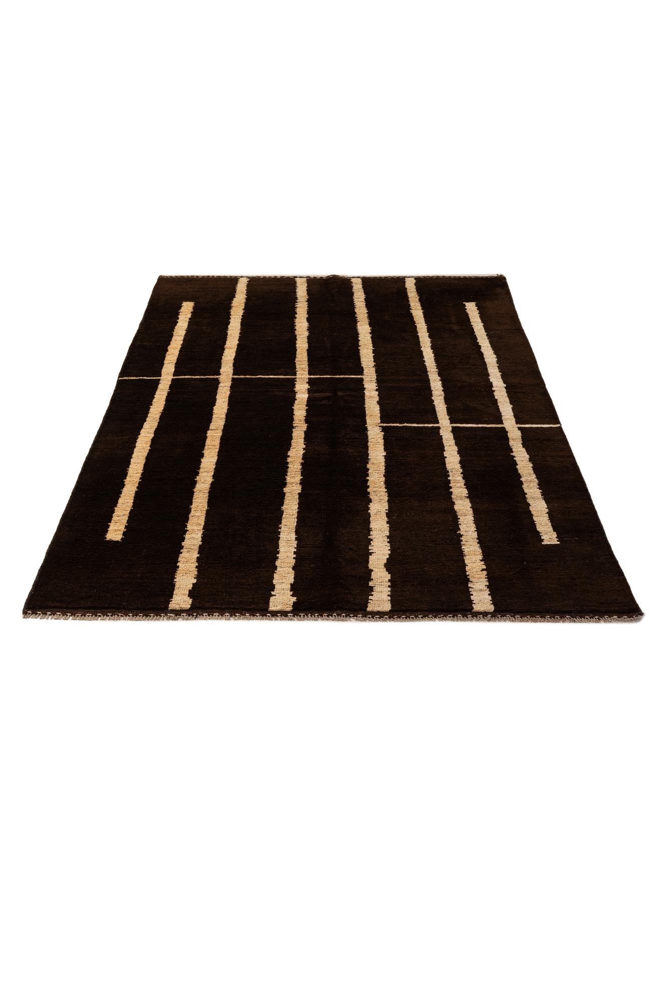 5' 3 x 7' 9 Hand Knotted Darya Wool Rug