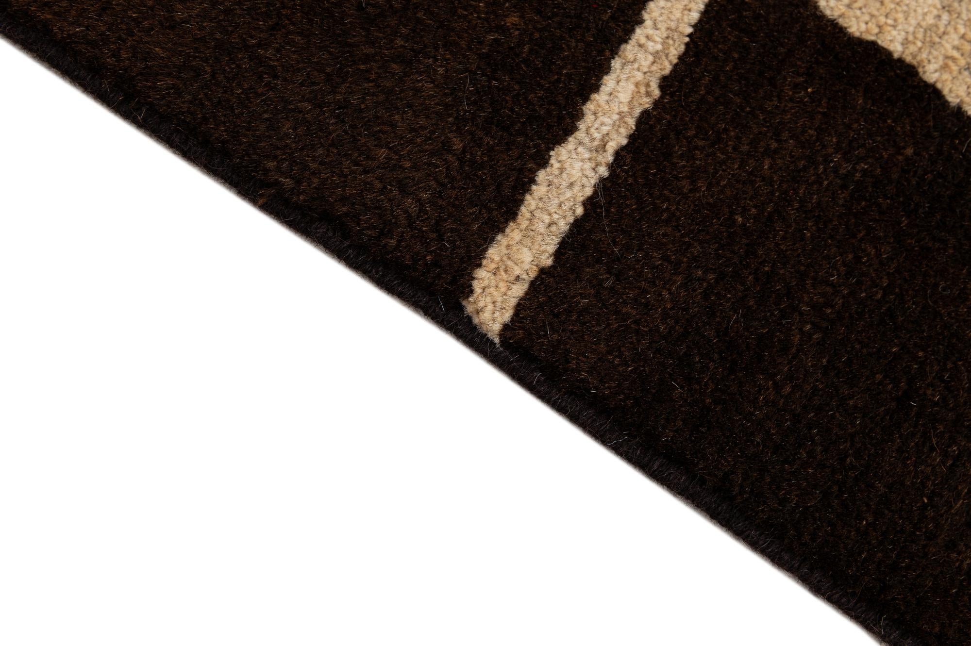 5' 3 x 7' 9 Hand Knotted Darya Wool Rug