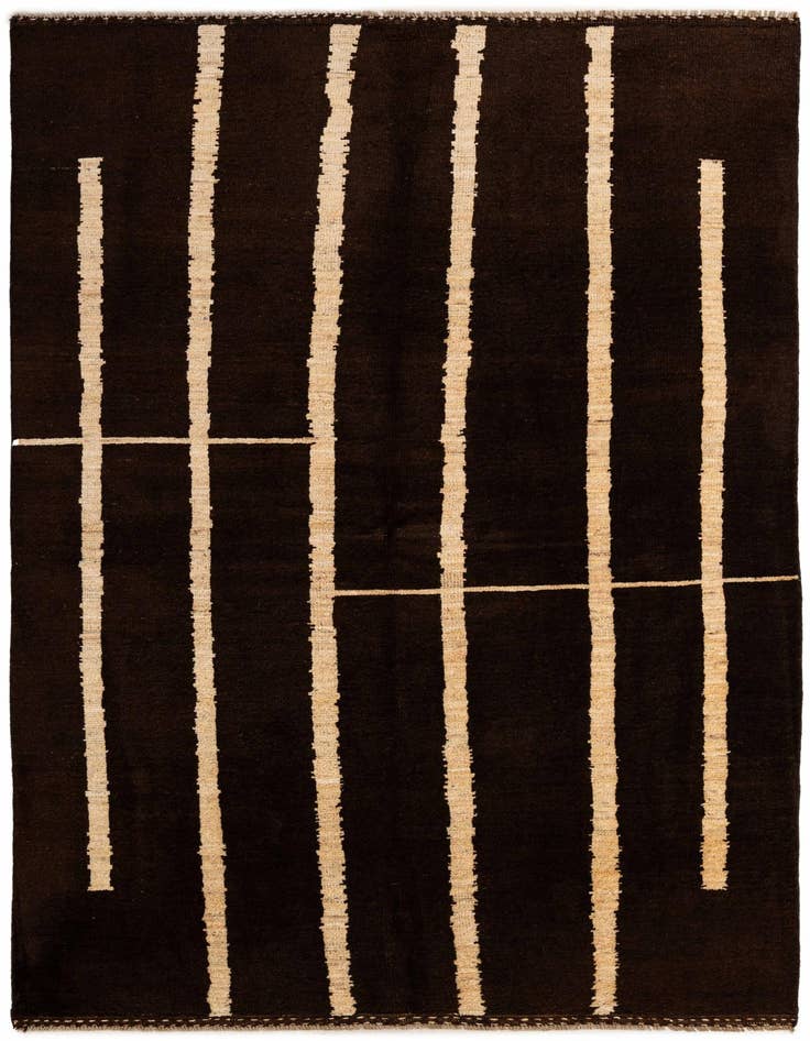 Detail image of 5' 3 x 7' 9 Hand Knotted Darya Wool Rug