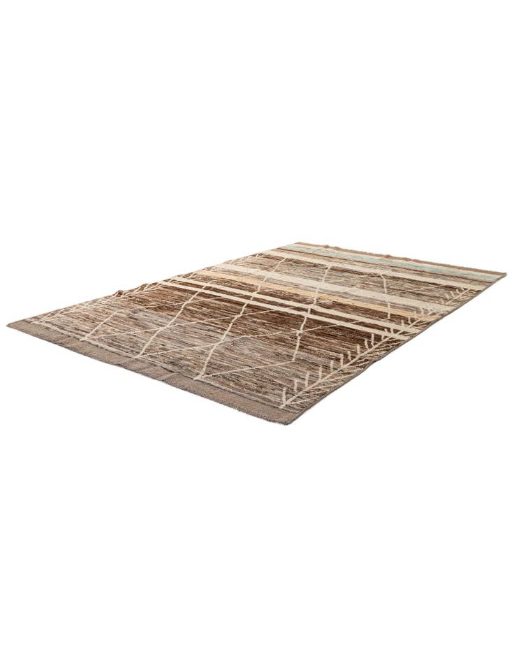 Detail image of 6' 8 x 9' 7 Hand Knotted Darya Wool Rug