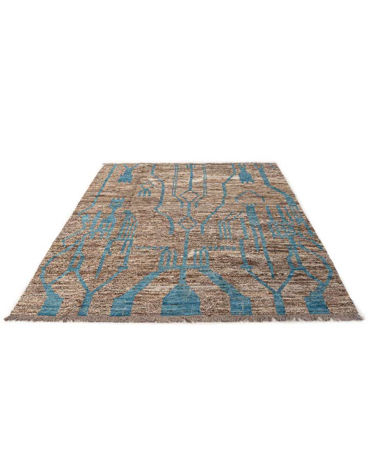 7' x 9' 10 Hand Knotted Darya Wool Rug