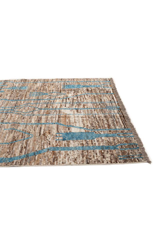 Detail image of 7' x 9' 10 Hand Knotted Darya Wool Rug