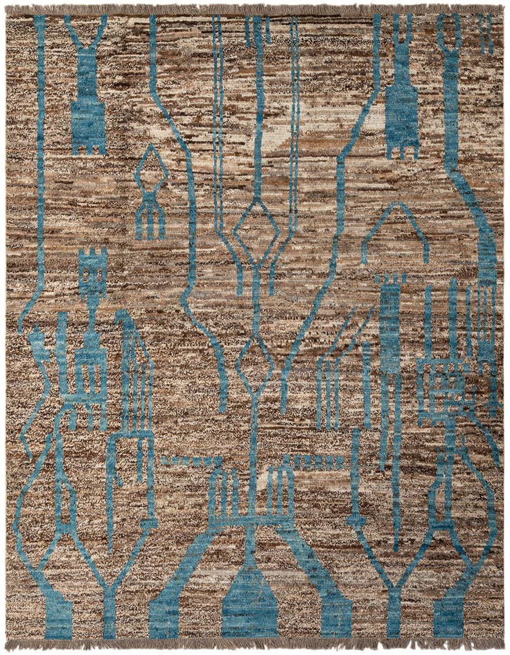 Detail image of 7' x 9' 10 Hand Knotted Darya Wool Rug
