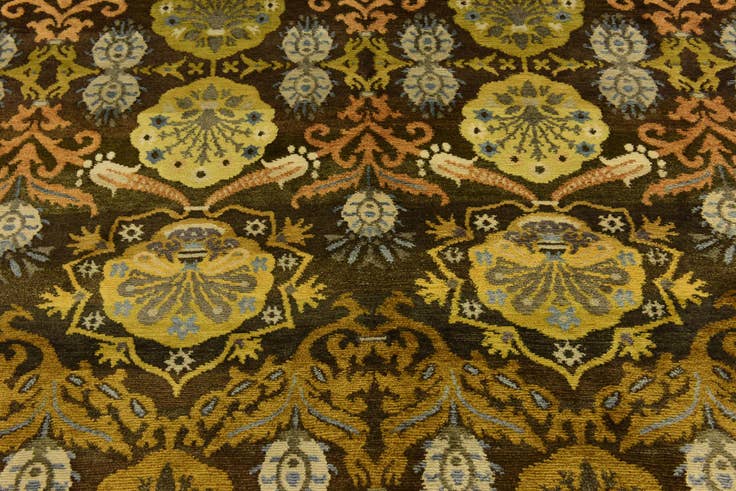 Detail image of 5' 8 x 8' 3 Hand Knotted Darya Rug