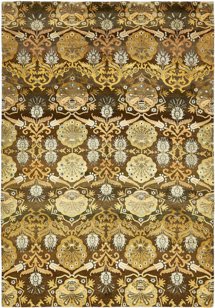 5' 8 x 8' 3 Hand Knotted Darya Rug