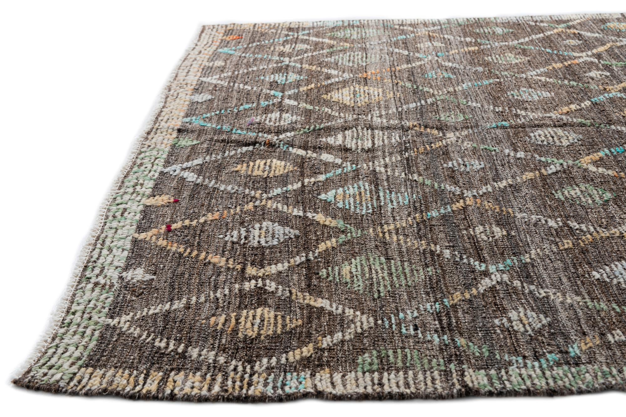 5' 8 x 8' 3 Hand Knotted Darya Wool Rug