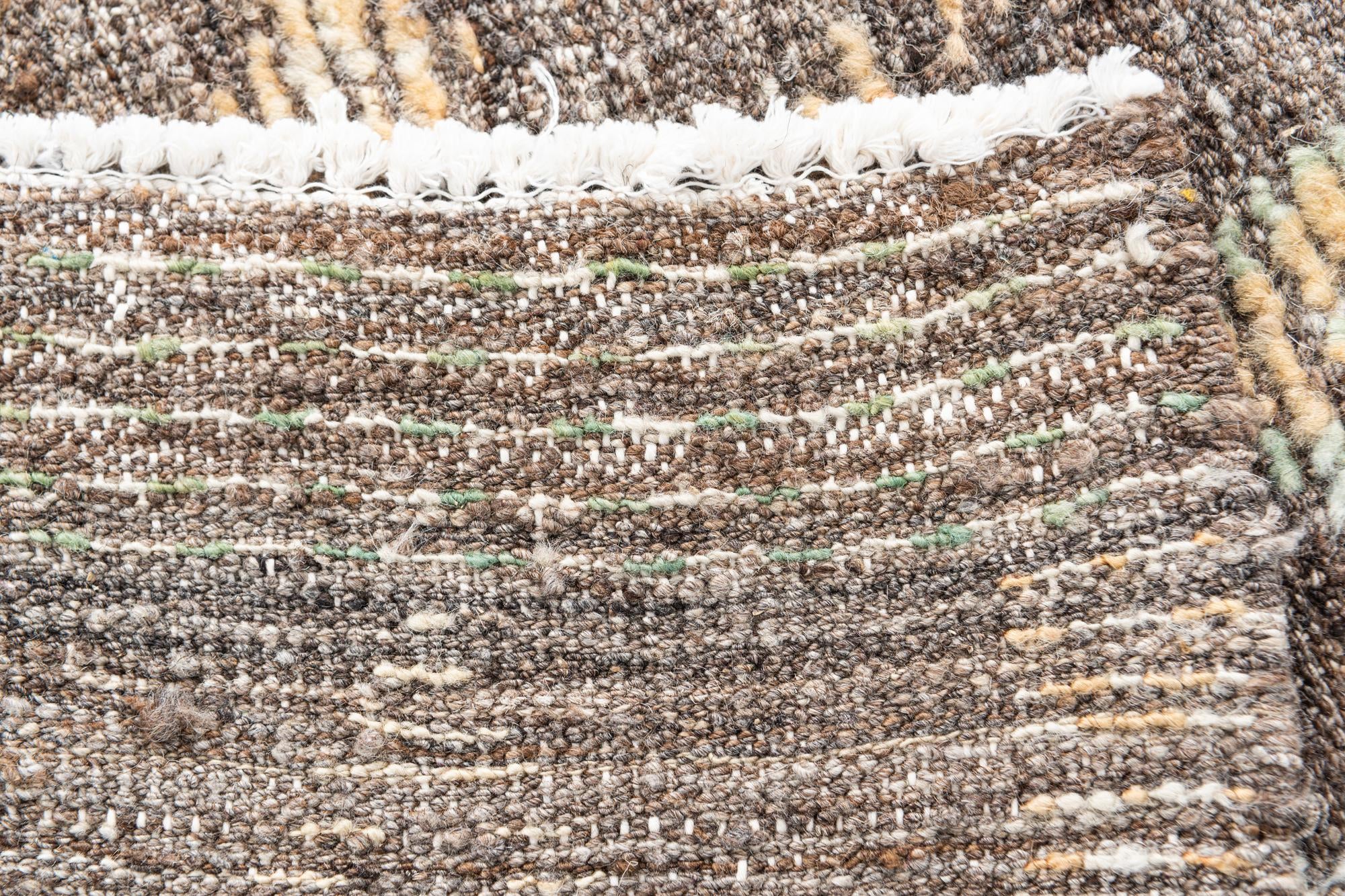 5' 8 x 8' 3 Hand Knotted Darya Wool Rug