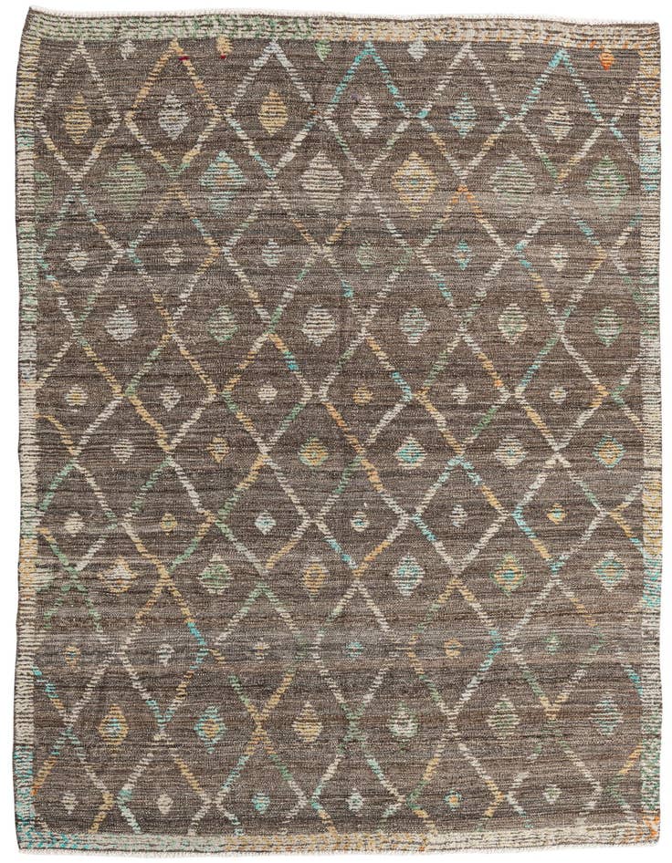 Detail image of 5' 8 x 8' 3 Hand Knotted Darya Wool Rug