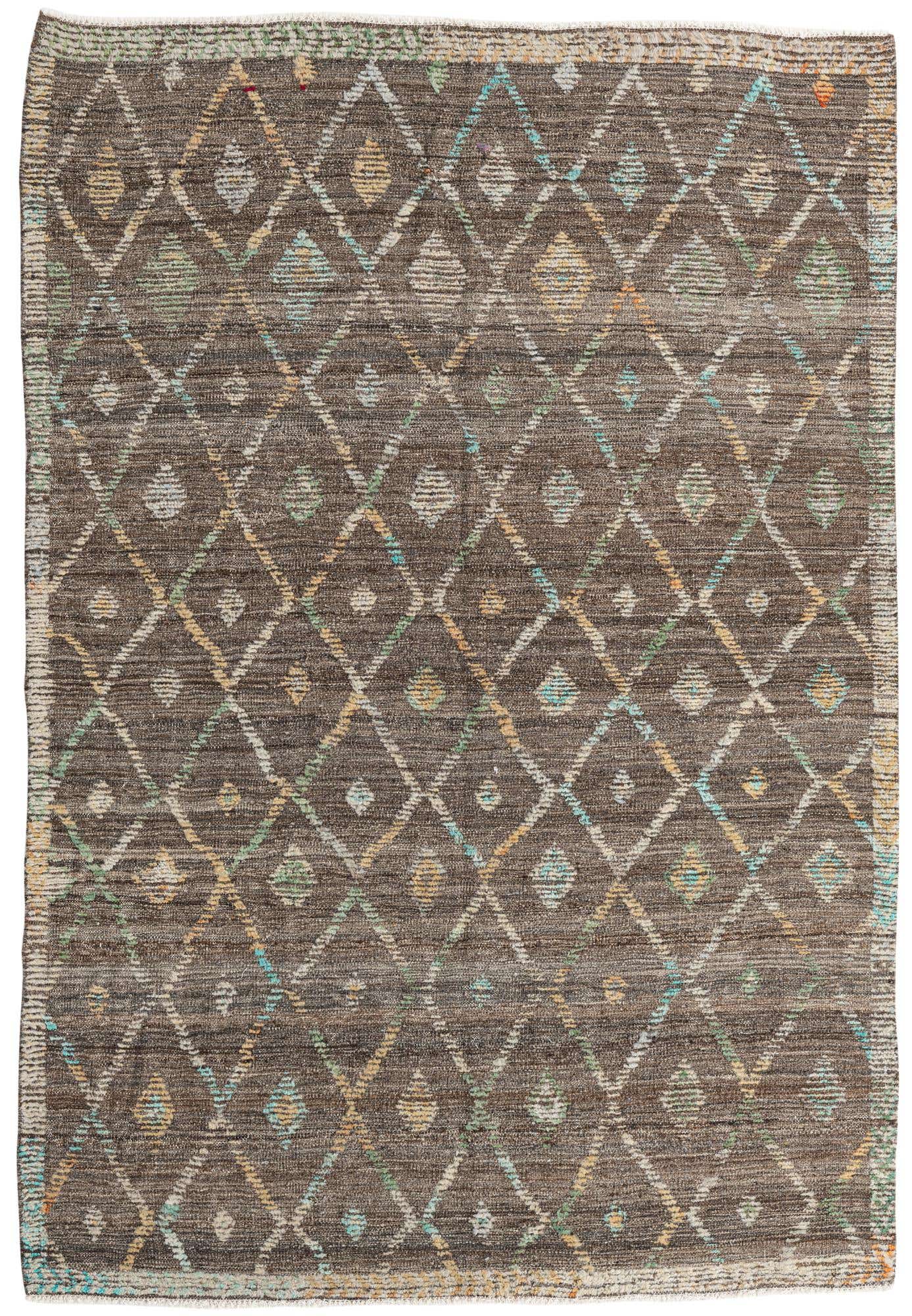 5' 8 x 8' 3 Hand Knotted Darya Wool Rug