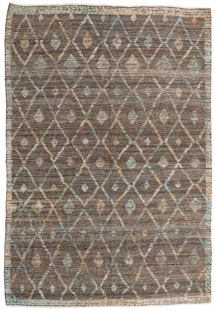 5' 8 x 8' 3 Hand Knotted Darya Wool Rug