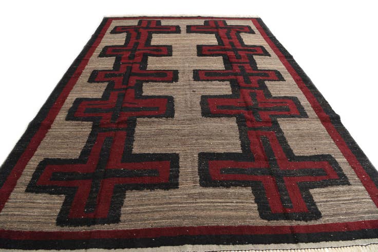 Detail image of 8' 9 x 13' Hand Knotted Darya Wool Rug