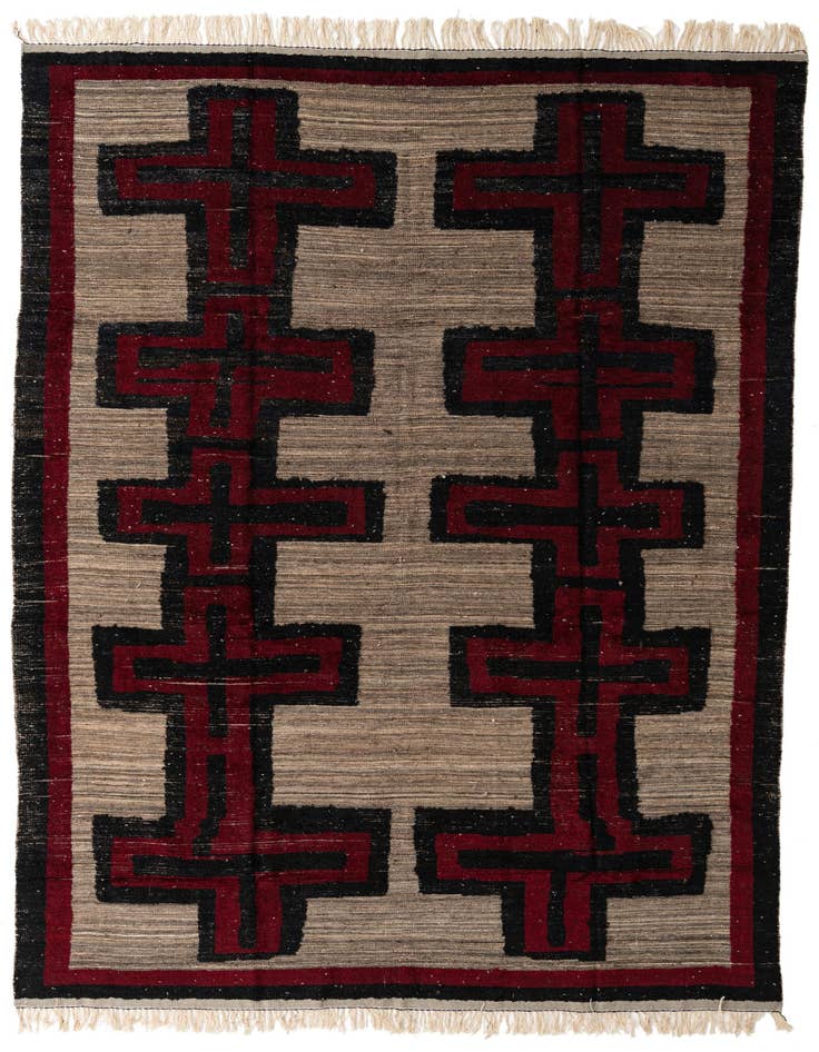Detail image of 8' 9 x 13' Hand Knotted Darya Wool Rug