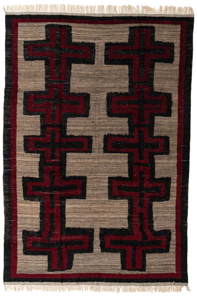 Detail image of 8' 9 x 13' Hand Knotted Darya Wool Rug