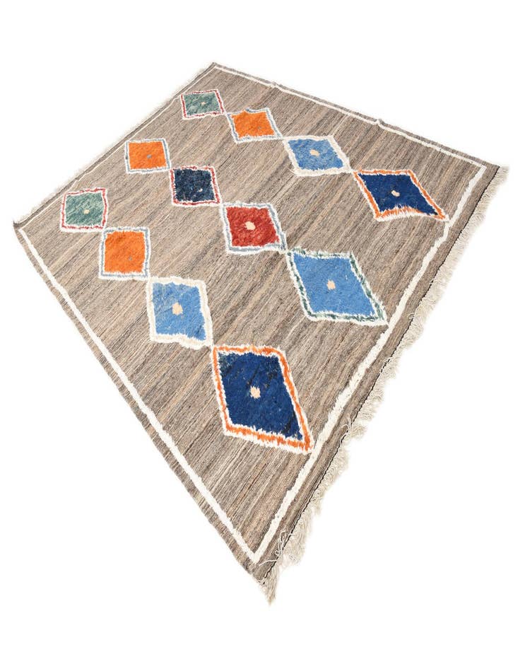 Detail image of 8' 2 x 10' 8  Hand Knotted Darya Wool Rug