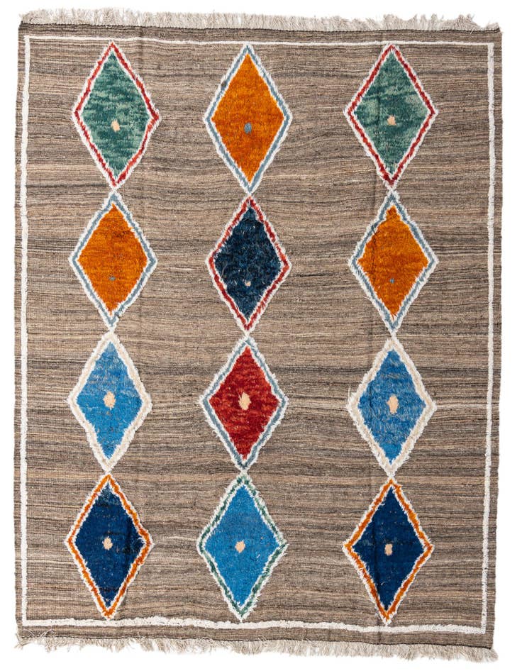 Detail image of 8' 2 x 10' 8 Hand Knotted Darya Wool Rug