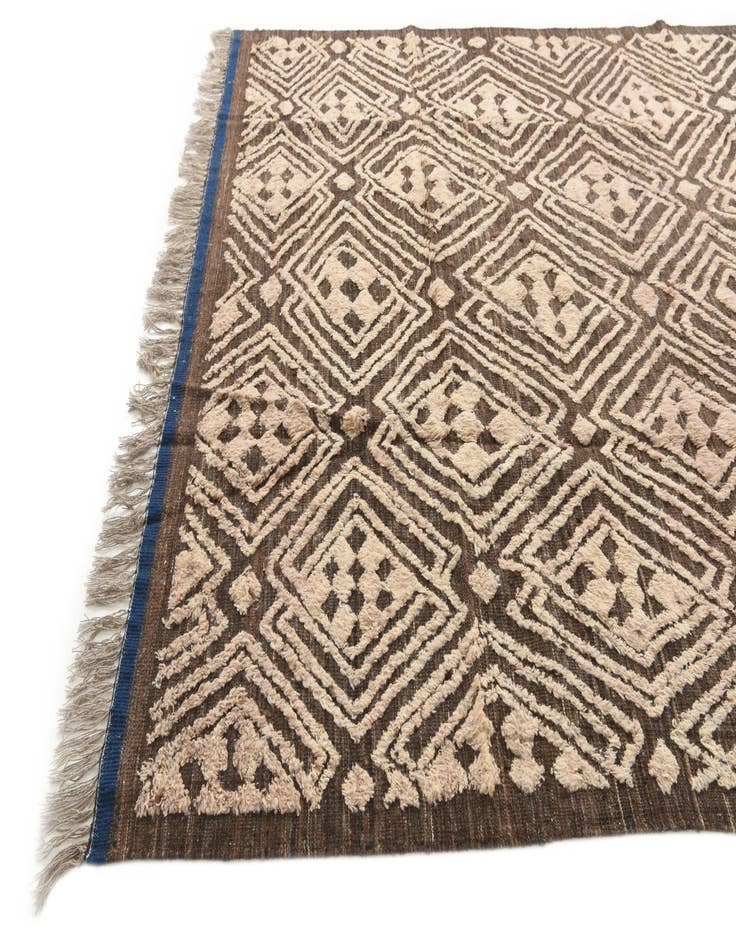 Detail image of 7' 10 x 9' 5  Hand Knotted Darya Wool Rug