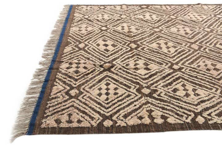 240cm x 285cm Handgeknoopt Darya Wol Vloerkleed
