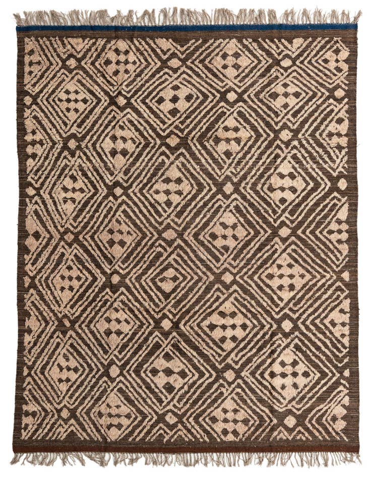 Detail image of 7' 10 x 9' 5 Hand Knotted Darya Wool Rug