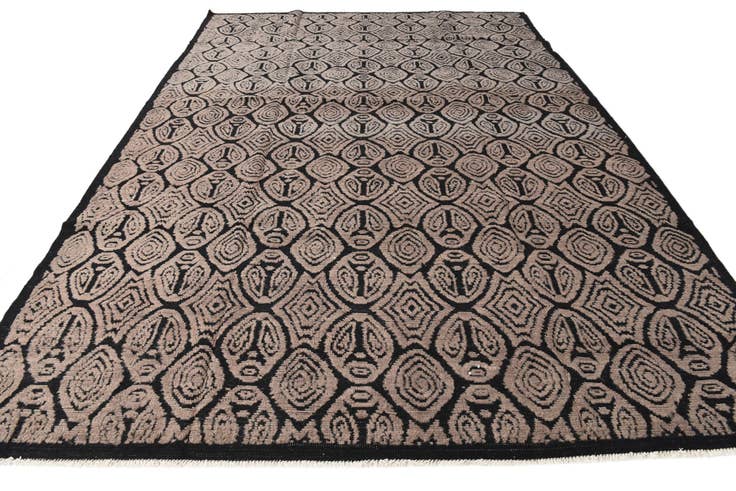 Detail image of 9' 2 x 13' 2 Hand Knotted Darya Wool Rug