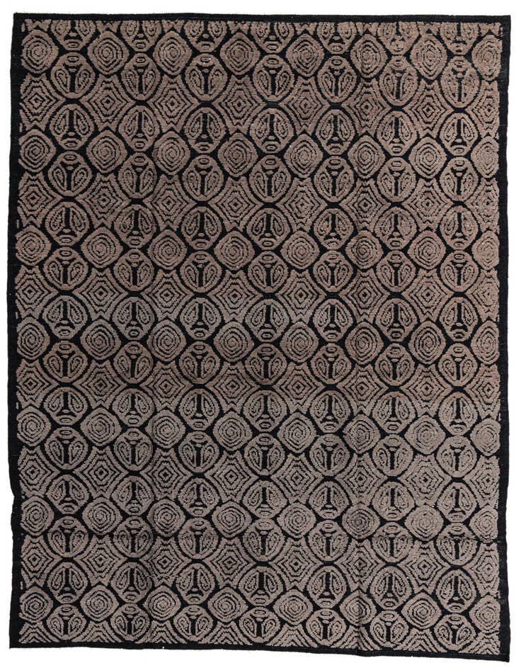 Detail image of 9' 2 x 13' 2 Hand Knotted Darya Wool Rug