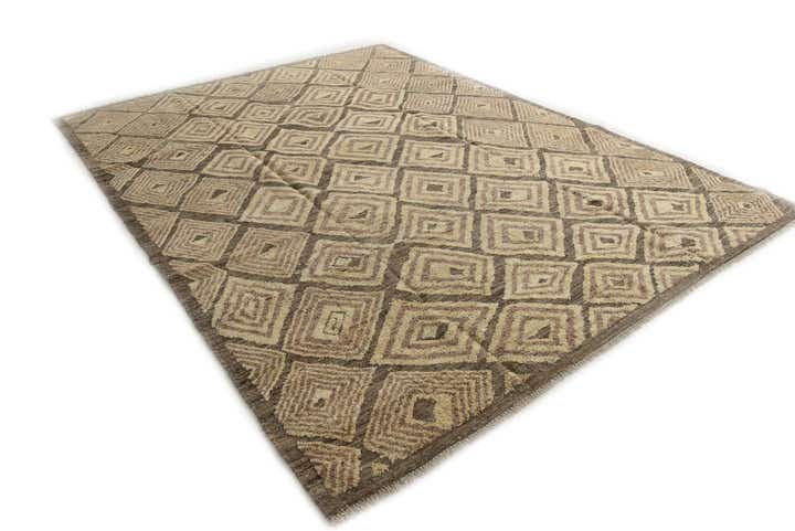 9' 1 x 12' 1 Hand Knotted Darya Wool Rug