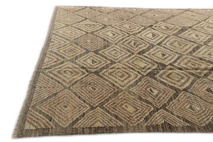 Detail image of 9' 1 x 12' 1 Hand Knotted Darya Wool Rug