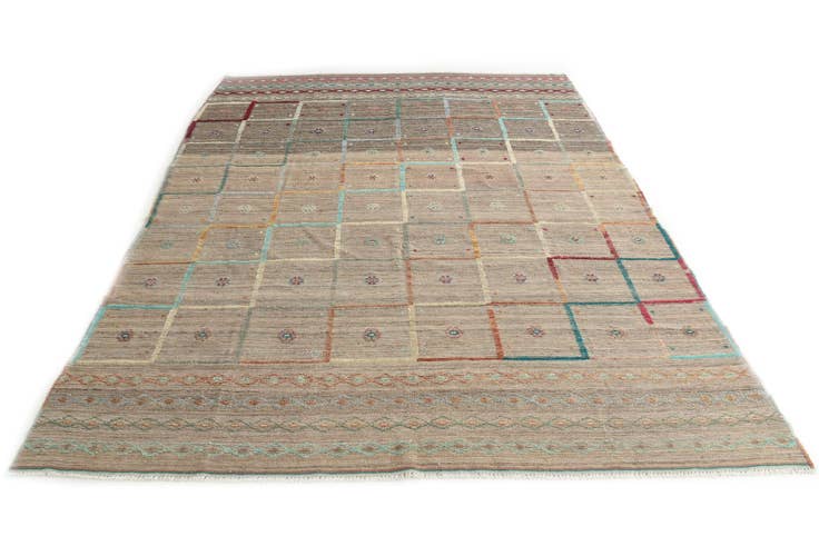 Detail image of 8' x 10' 2 Hand Knotted Darya Wool Rug