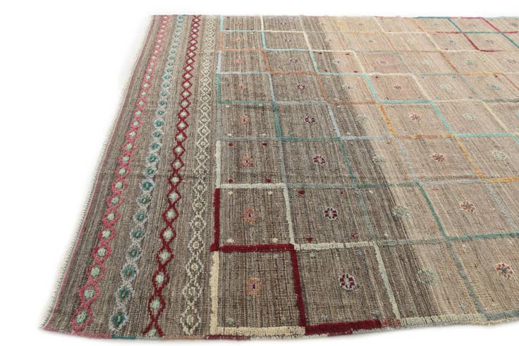 Detail image of 8' x 10' 2 Hand Knotted Darya Wool Rug