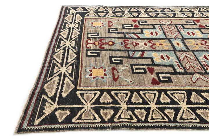 8' x 10' 2 Hand Knotted Darya Wool Rug