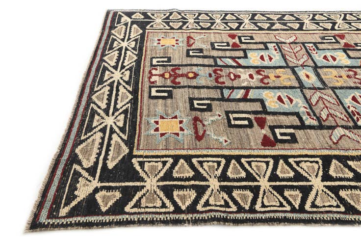 Detail image of 8' x 10' 2 Hand Knotted Darya Wool Rug