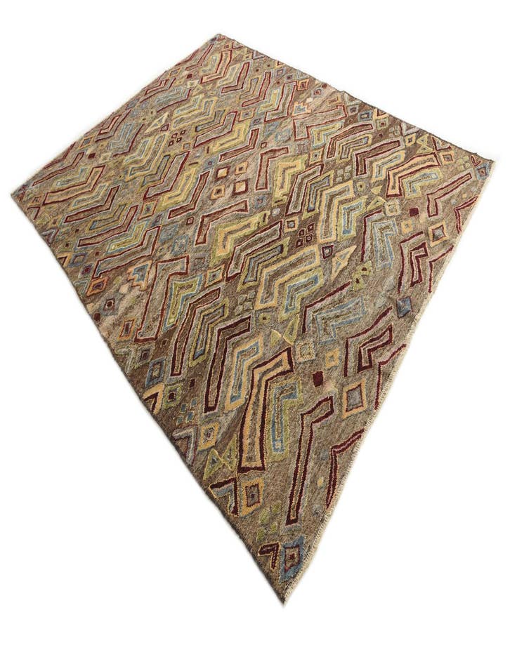 Detail image of 7' 10 x 10' 1  Hand Knotted Darya Wool Rug