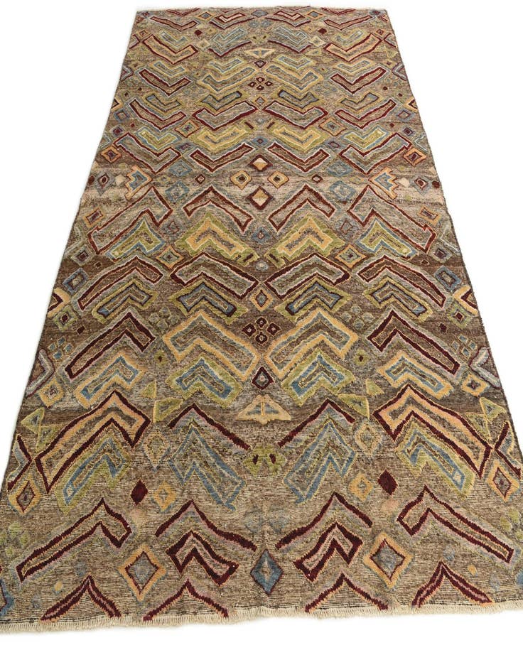 Detail image of 7' 10 x 10' 1  Hand Knotted Darya Wool Rug