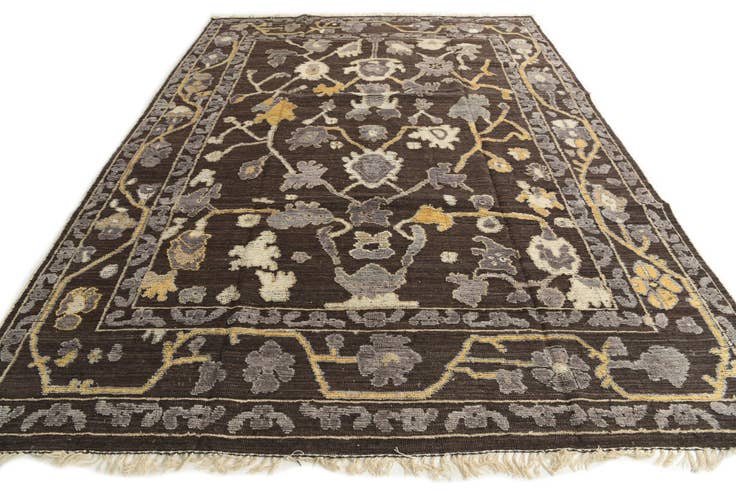Detail image of 9' 2 x 12' 6 Hand Knotted Darya Wool Rug