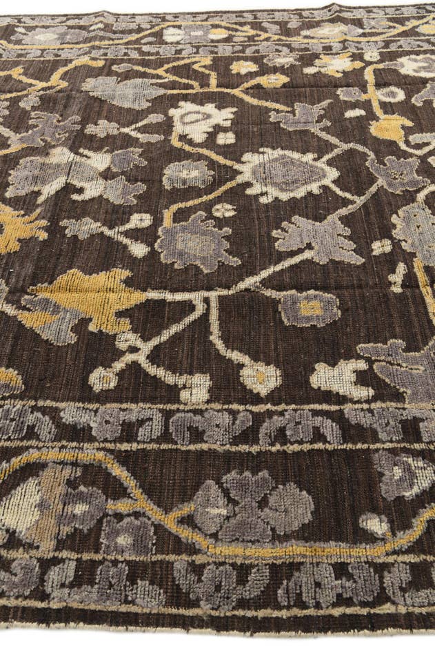 Detail image of 9' 2 x 12' 6 Hand Knotted Darya Wool Rug