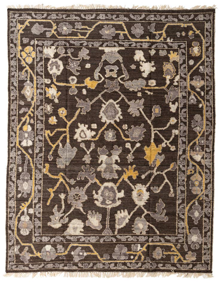 Detail image of 9' 2 x 12' 6 Hand Knotted Darya Wool Rug