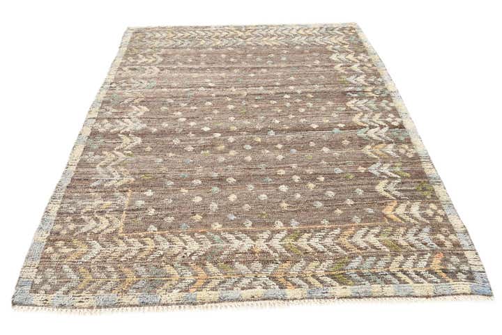 5' 2 x 6' 8 Hand Knotted Darya Wool Rug