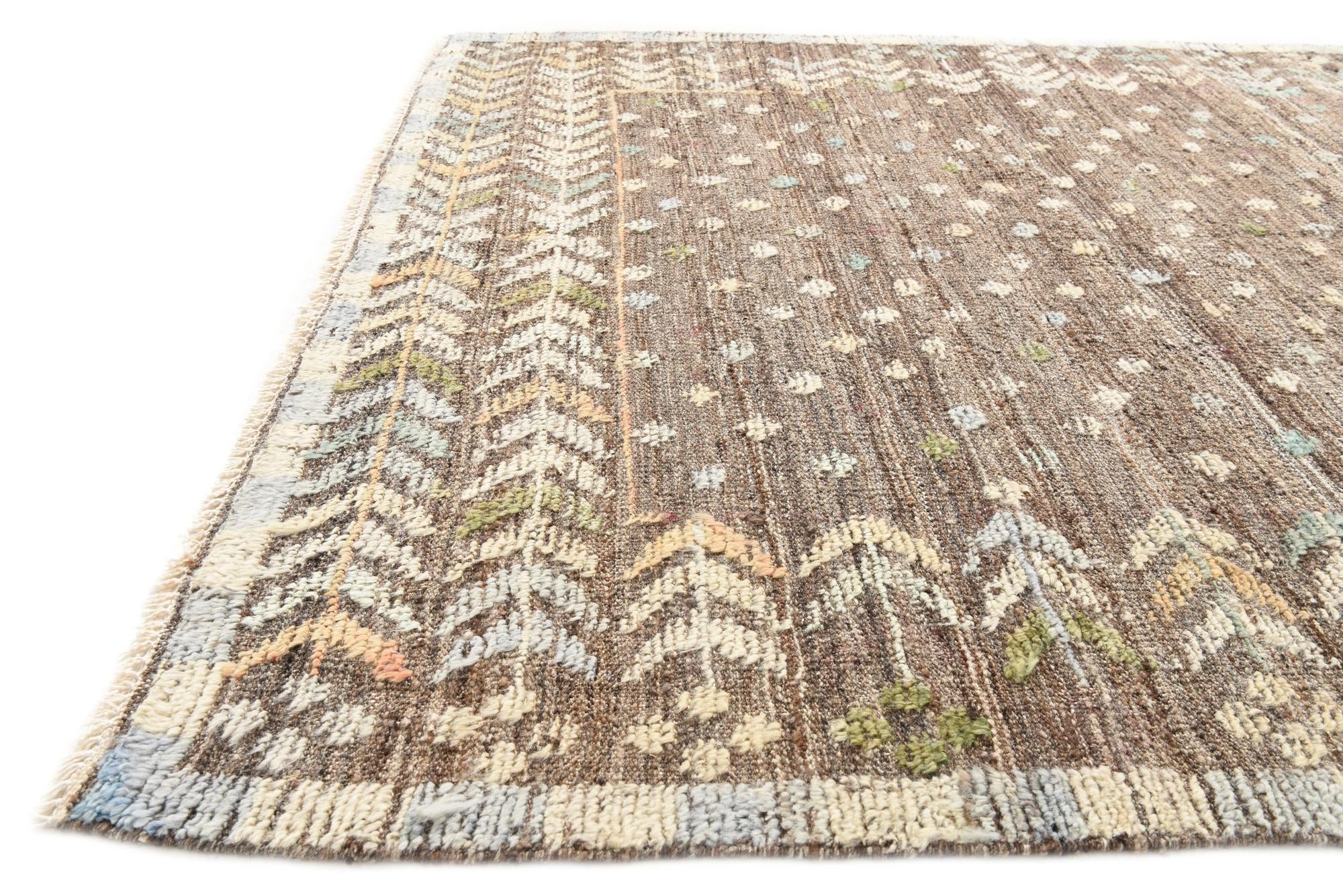 5' 2 x 6' 8 Hand Knotted Darya Wool Rug