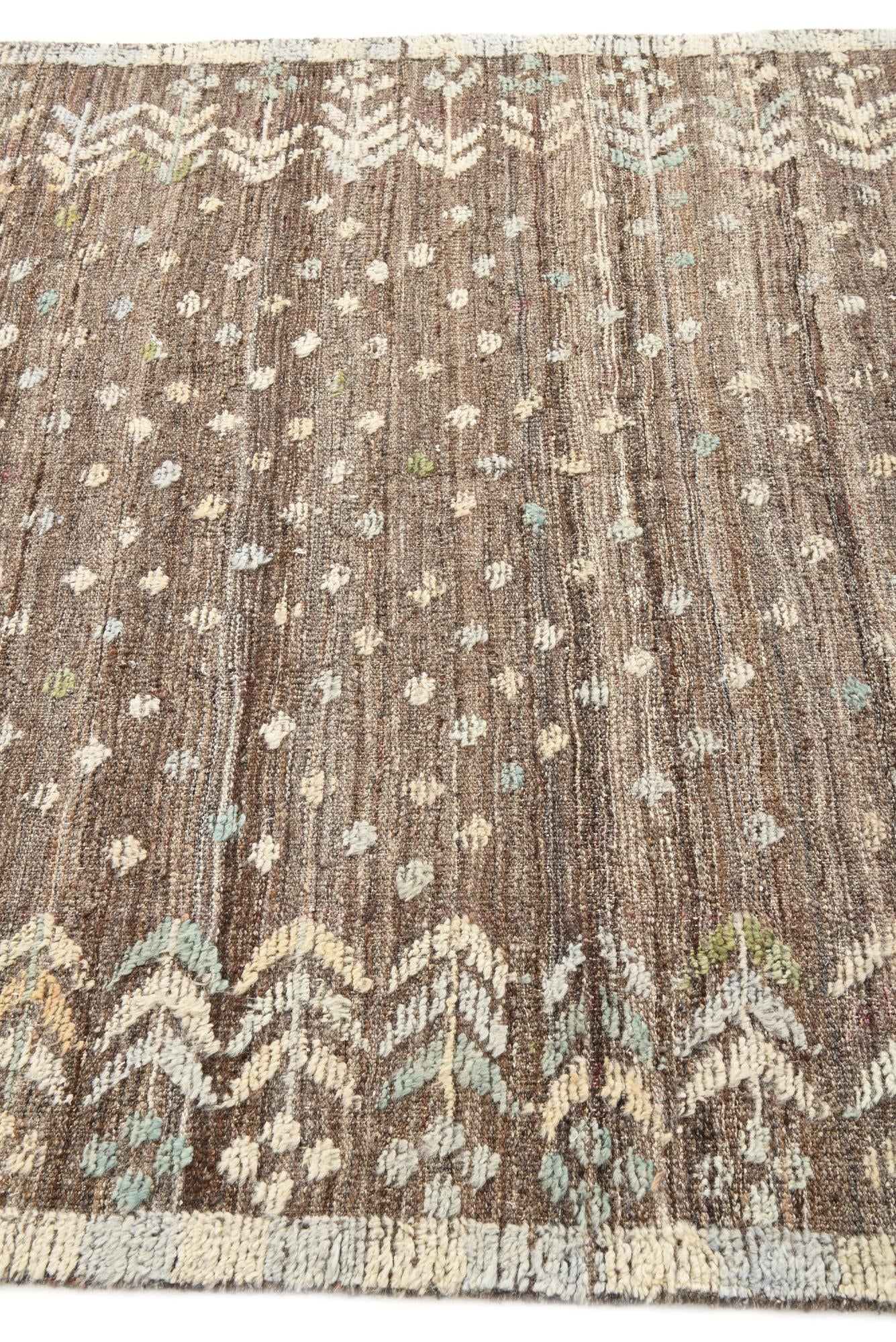 5' 2 x 6' 8 Hand Knotted Darya Wool Rug