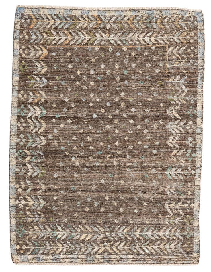 Detail image of 5' 2 x 6' 8 Hand Knotted Darya Wool Rug
